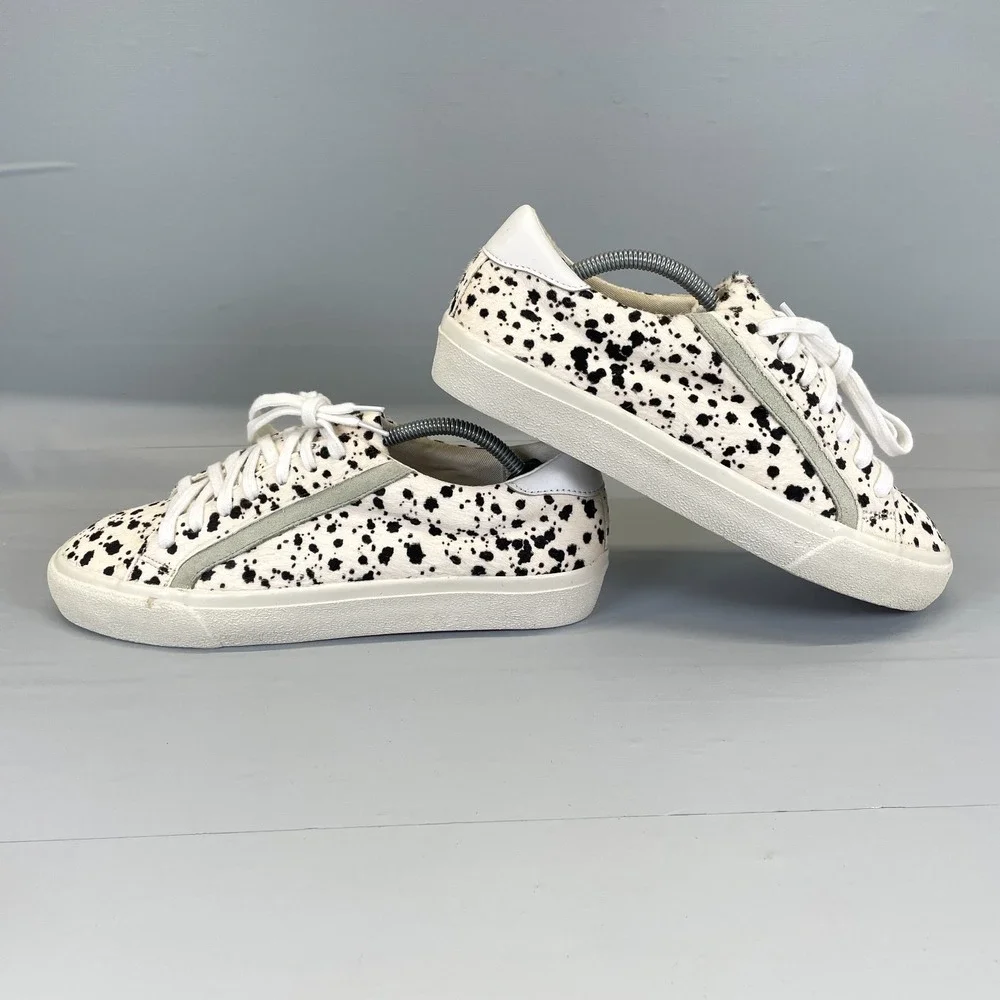 Madewell Sidewalk Low Sneakers Womens Size 8 Spatter-Painted Calf Hair Shoes